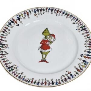 Zrike Dr Seuss The Grinch Christmas Dinner Plates Set of 4 Free Shipping New